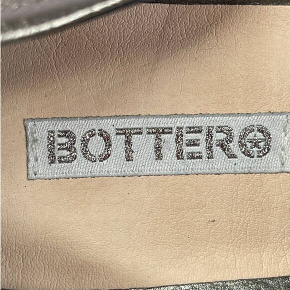Bottero Botmariana Pewter Round Toe Flats Size 9 - Picture 10 of 12